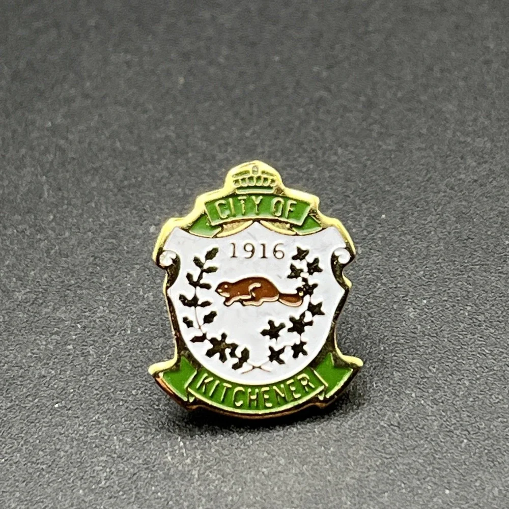City Of Kitchener Ontario Canada‎ Beaver Lapel Hat Pin